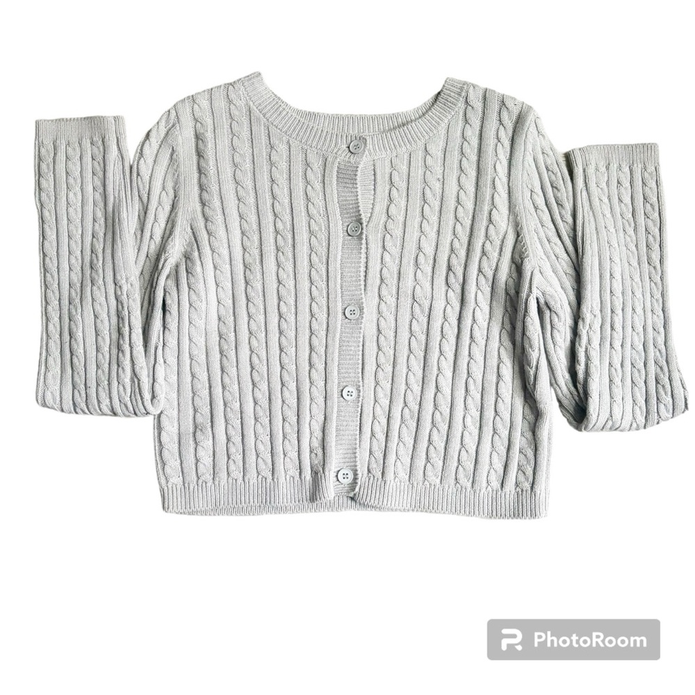 Nordstrom grey cropped sweater